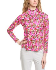 Ibkul Long Sleeve Mock Neck Top Women's
