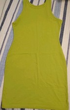 NWT Women's Sleeveless Tank Dress Lime Green Target Wild Fable