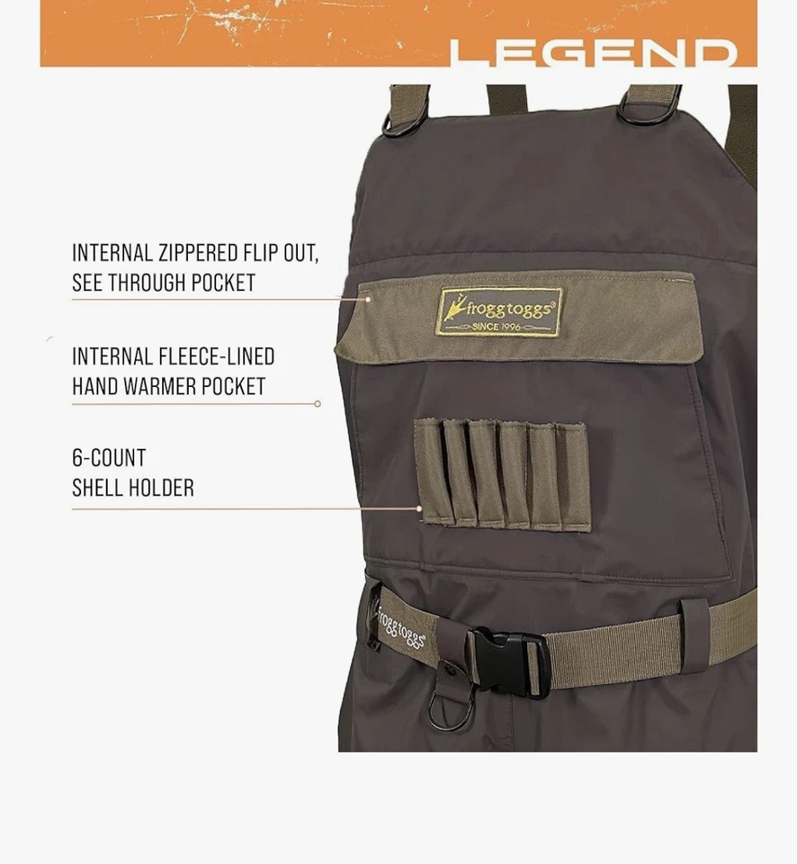 Охотничьи болотные сапоги Frogg Toggs Legend 2-n-1 на молнии Primaloft Liner размер 8 - Изображение 4 из 4