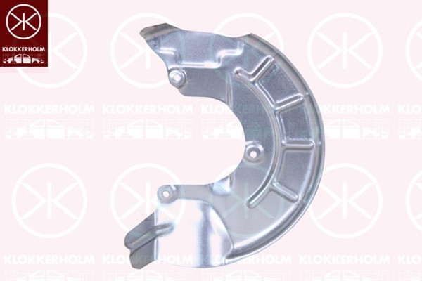 Klokkerholm Spritzblech Bremsscheibe 9506377 FüR Vw 8Z0 Polo Audi A2 6C1 Seat Wp-image