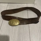 Original Civil War Union US puppy Paw Belt And Belt Buckle