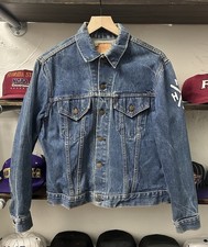 Vintage 60s 70s Levis Big E Type III Denim Jacket 522 Buttons USA Size Medium