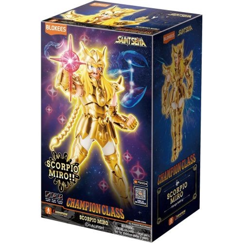 Champion Class 03 SAINT SEIYA SCORPIO MIRO Figure Model kit di Montaggio Blokees - Immagine 4
