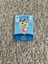 Merry  252 Animal Crossing Amiibo Card AUTHENTIC Series 3