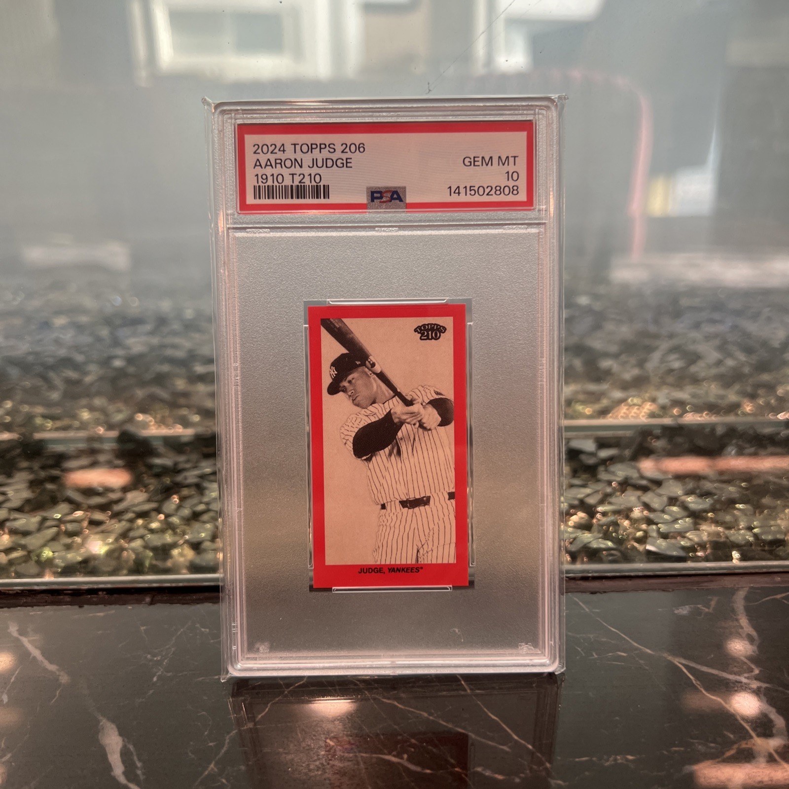 2024 Topps 206 Aaron Judge 1910 T210 PSA 10 view 1