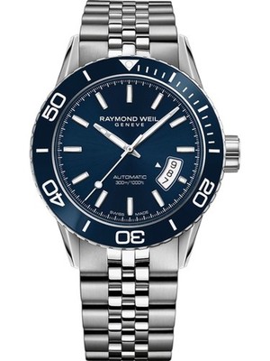 Raymond Weil 2760-ST3-50001 Men's Freelancer Automatic 42 mm Watch MSRP $1850