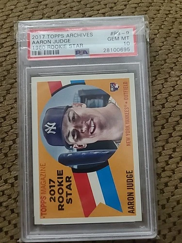 2017 Topps Archives Aaron Judge #RS-9 1960 Rookie Star Card PSA 10 GEM MINT