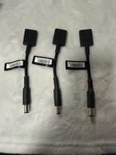 LOT OF 3 GENUINE HP 734630-001 4.5mm TO 7.4mm SMART ADAPTER DONGLE CONVERTER