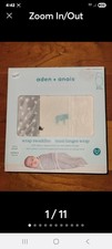 Aden  Anais Essentials Swaddle Wrap Blanket Neutral - S/M 3pk 0-3 Months