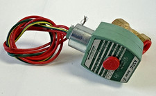 ASCO Red Hat II 8210G073 Solenoid Valve 2-Way 3/8 NPT Brass 120V