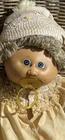 Vintage 1985 Cabbage Patch Doll  Blonde Short Hair & Eyes Blue Signature Coleco