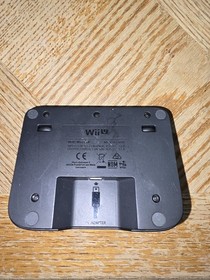 Genuine OEM Nintendo Wii U Gamepad Black Charge Dock Cradle WUP-014 Tested
