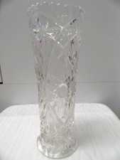 Kristallglas Vase 26 cm, Bleikristall, gebraucht, sehr dekorativ