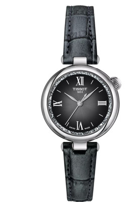 Tissot Desir Quartz Graded Silver/Black Dial Round Women Watch T1520101603800