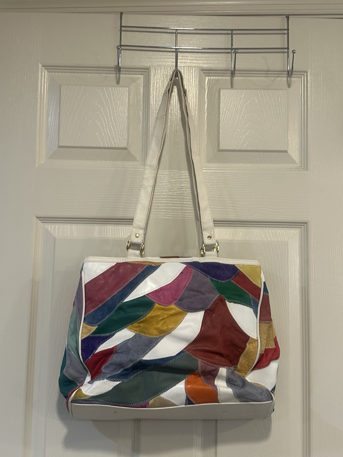 Vintage Patchwork Leather Purse - image 14