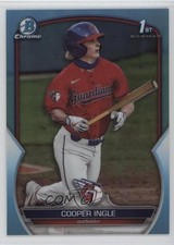 2023 Bowman Draft Chrome Sky Blue Refractor Cooper Ingle #BDC-85 18t1