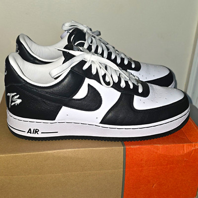 Nike Terror Squad Air Force 1 QS Low Blackout Black/White Leather FJ5756-100