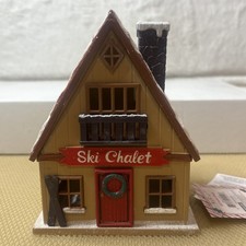 Target Playground Ski Chalet Light Up 2025 Christmas Village Snow Roof 2025