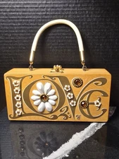 Enid Collins 1960s Vintage "Love" Original  Box Bag