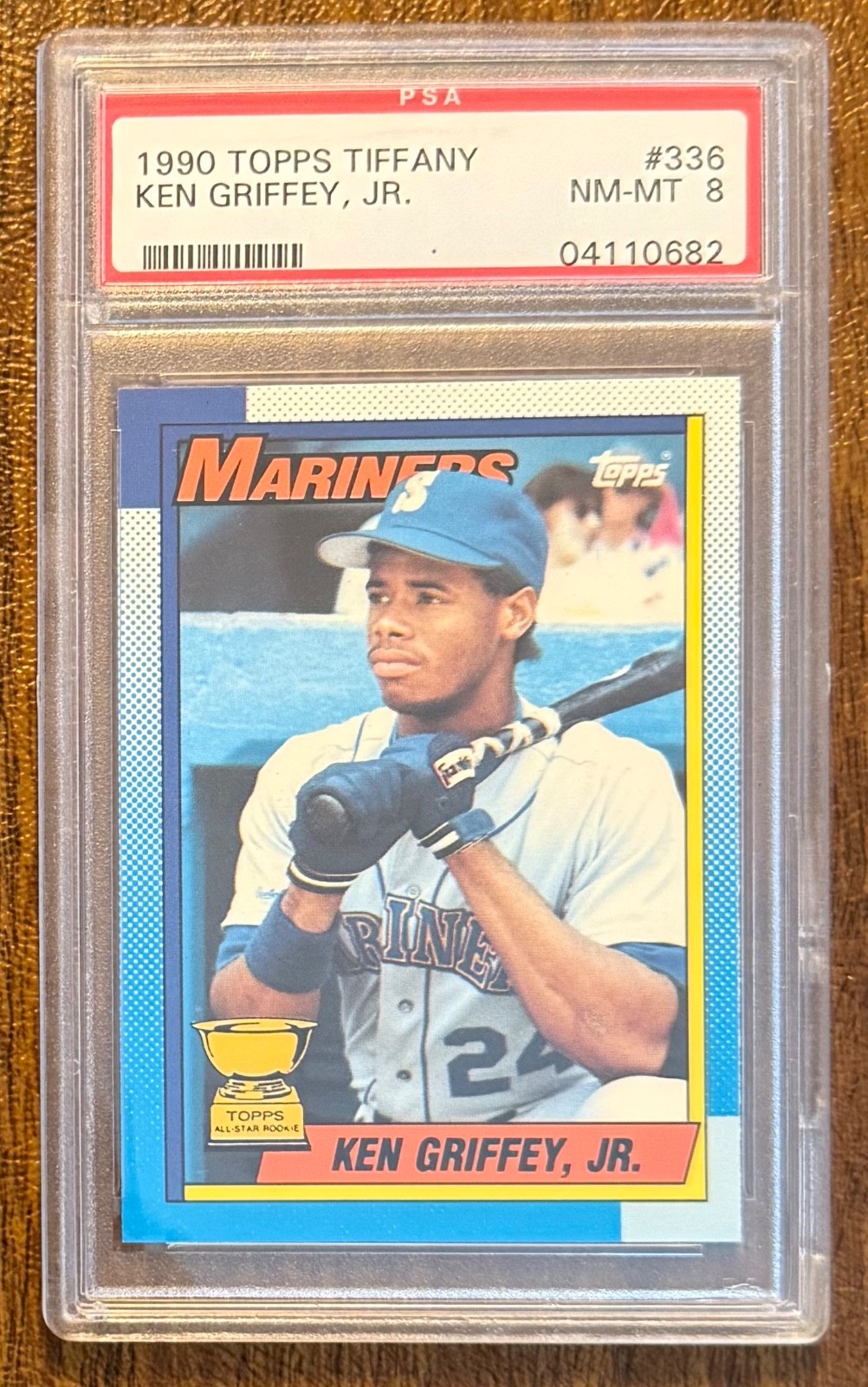 1990 Topps Tiffany #336 Ken Griffey, Jr PSA 8 HOF
