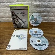Final Fantasy XIII (Microsoft Xbox 360, 2010) CIB Tested Working Free Shipping