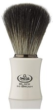 Omega Shaving Brush Synthetic Fibre   56 gr