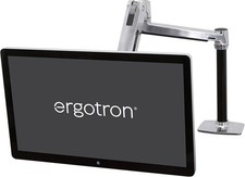 Ergotron LX HD Sit-Stand Single Monitor Arm VESA Desk Mount 14-30 lbs 45-384-26