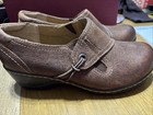 Women’s Softspots Brown Leather Slip On Shoes Size 6 1/2 W — photo 2