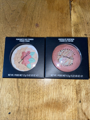 Lot Of 2, MAC Compact, In For A Treat, Semi Precious Rose Quartz, NIB, Authentic