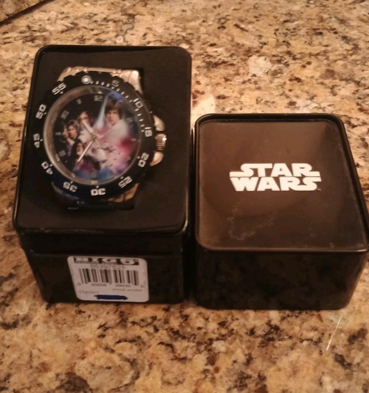 Men's Mandalorian Star Wars Bullet Band Boba Fett Watch