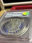 1904 O PCGS MS63PL Proof Like Morgan Silver Dollar Black Fields Frosty PQ Mirror