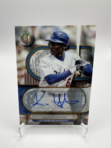 2024 Topps Tribute #TA-KL Kenny Lofton Tribute Autographs Gold #/75