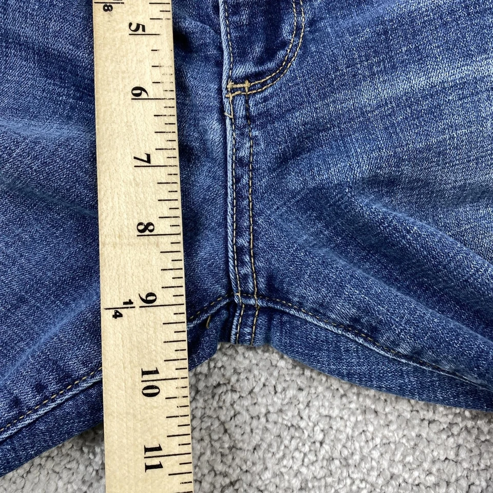 Pantalones de mezclilla para mujer Lucky Brand Sweet Crop 28x27 azul elástico informales Foto 3 de 4