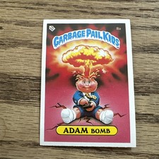 1985 Garbage Pail Kids 1st Series 1 Adam Bomb 8a U.K. MINI