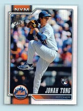 2026 Topps Jonah Tong #4 Rainbow Foil New York Mets
