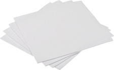 White EVA Foam Sheets 10 x 10 Inch 3mm Thickness for Crafts DIY Projects, 4 Pcs