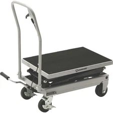 Strongway 2-Speed Hydraulic Rapid XT Lift Table Cart, 500-Lb. Capacity, 50