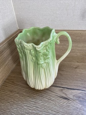 Sylvac Krug Sellerie Form 7,5 cm hoch repariert Vintage Sammlerstück gebraucht