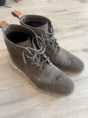 Cole Haan Generation ZeroGrand Ankle Boots Men Taupe Gray  display picture 1