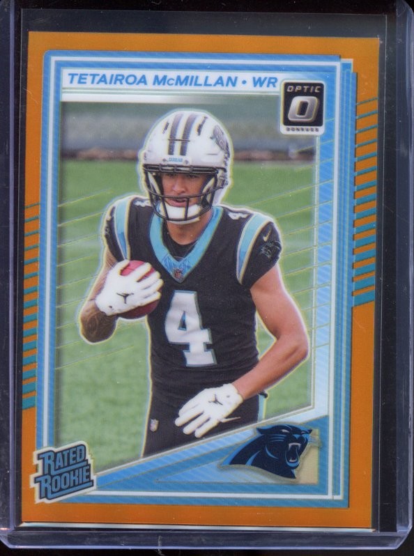 2025 Donruss Optic #209 Tetairoa McMillan Orange #/299