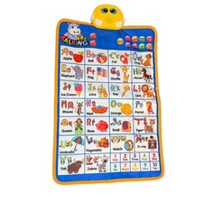 ABC Talking Poster Interactive Educational Wall Chart Alphabet Numbers Toy