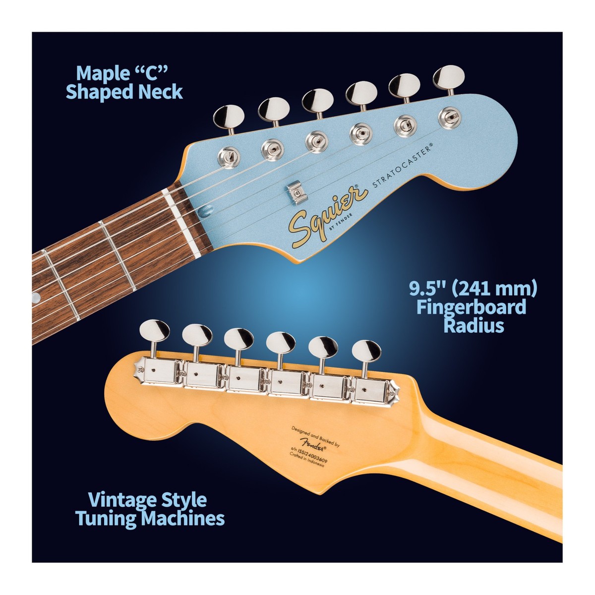 Fender Squier Limited Edition Classic Vibe '60s Strat HSS (Ice