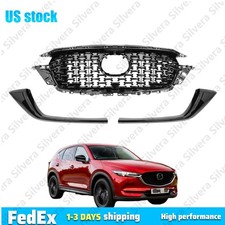 For 2022-2025 Mazda Cx-5 Ksd5-50719 Front Upper Bumper Grille Molding Trim Black For 2022-2025 Mazda Cx-5 Ksd5-50719 Front Upper Bumper Grille Molding Trim Black