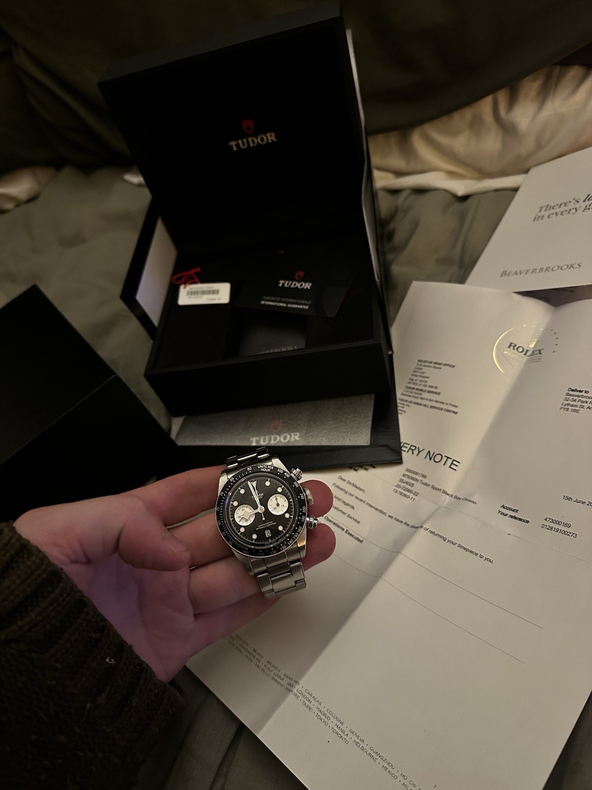 TUDOR Black Bay Chronograph Reverse Panda
