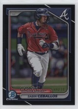 2024 Bowman Chrome Prospects Black Refractor /10 Sabin Ceballos #BCP-130 2s2