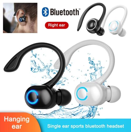 Bluetooth 5.2 Wireless Headset Driving Trucker Earbuds Noise Cancelling Earpiece - Picture 4 of 28