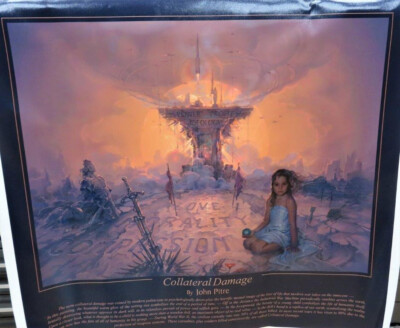Collateral Damage canvas art print John Pitre 31 X 34