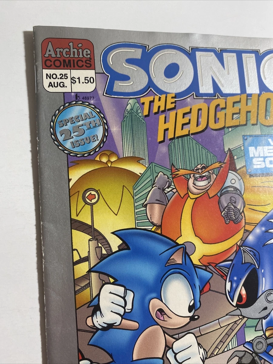 sonic vs metal sonic comic