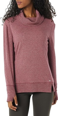 Amazon Essentials Women's Studio Terry Long-Sleeve Funnel Neck Sweatshirt Large