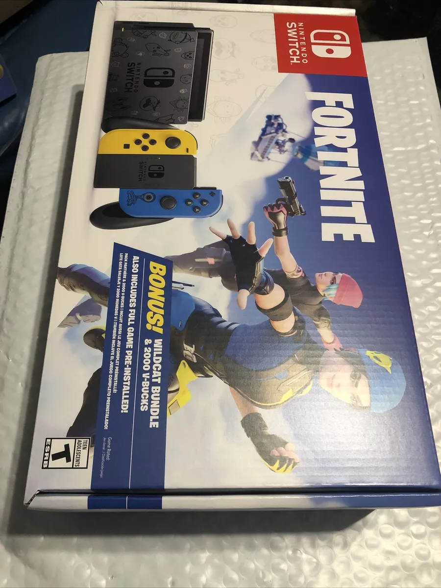 Nintendo Switch Fortnite WILDCAT BUNDLE, VBUCKS CARD ONLY. READ DESC